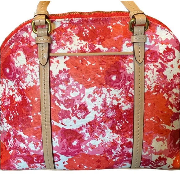 Coach Peyton Floral Cora Dome Satchel - Picture 7 of 11